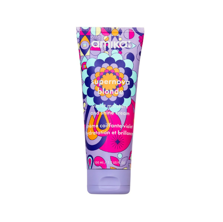 Amika Supernova Blonde Violet Moisture &amp; Shine Hair Cream - 100ml