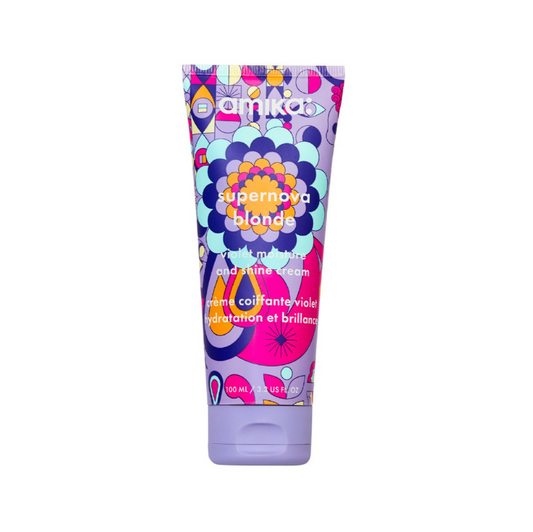 Amika Supernova Blonde Violet Moisture & Shine Hair Cream - 100ml