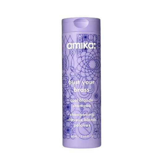 Amika Bust Your Brass Cool Blonde Shampoo - 60ml